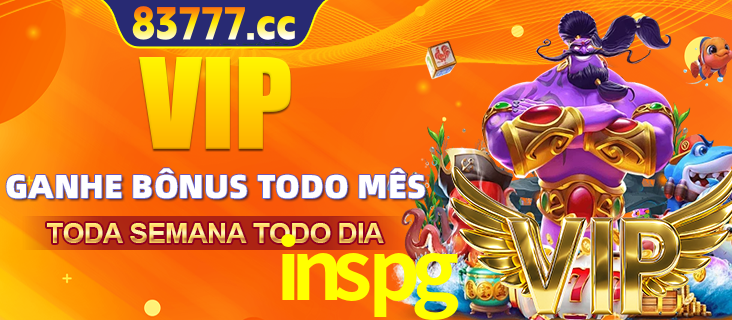 Banner promocional do inspg oferecendo 100% de recompensas adicionais contínuas para quem fizer o login diário (Daily sign-in), com um mascote de coelho.