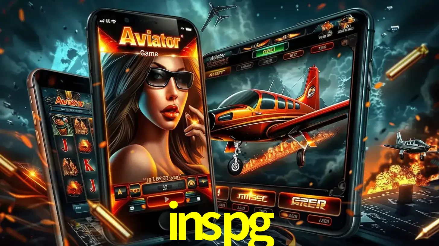 O popular jogo de apostas Aviator exibido em vários celulares e tablets, mostrando a interface emocionante e a ação de voo disponíveis para jogar agora no inspg.