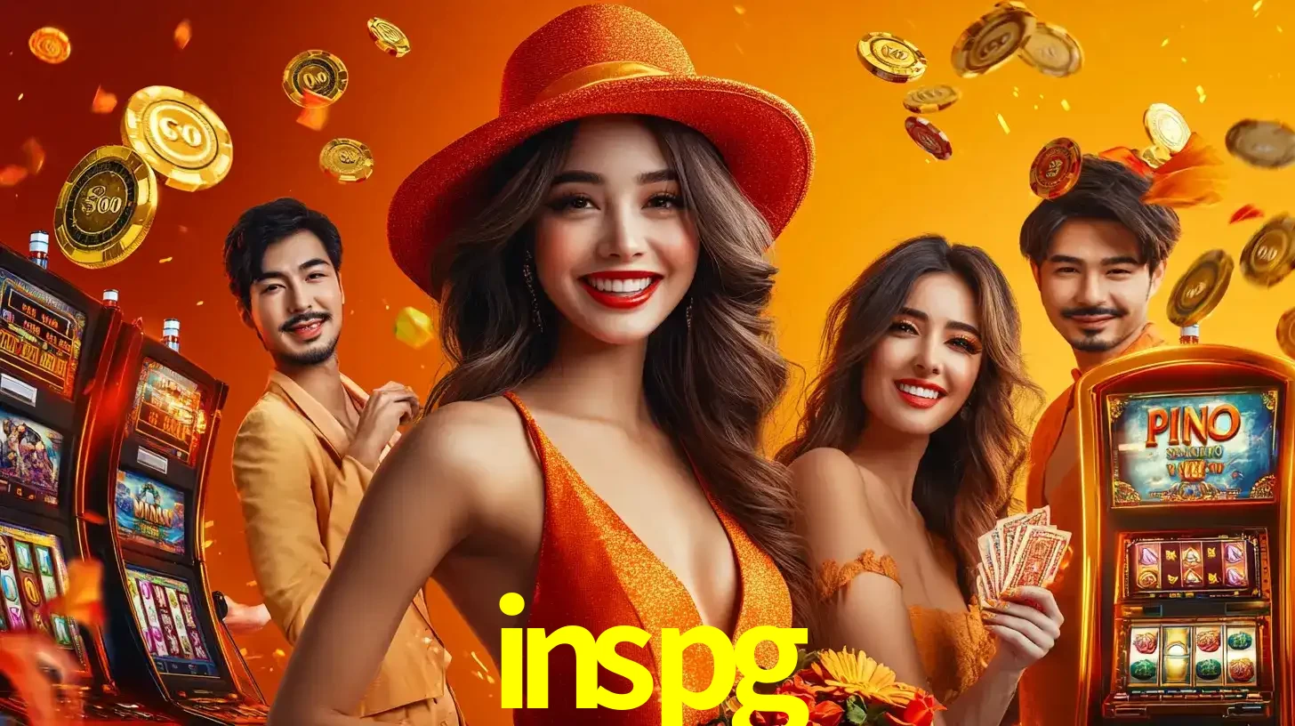 Grupo de amigos asiáticos sorrindo e se divertindo com máquinas de caça-níqueis em um ambiente festivo, celebrando suas vitórias nos jogos de cassino do inspg.